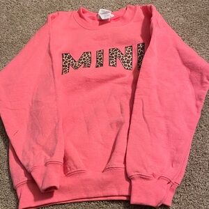Mini Pink Kids Sweatshirt